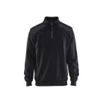 Sweat camionneur avec d�tails aux �paules - noir et gris moyen - xl blaklader