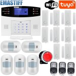 Systme d'alarme de scurit domestique sans fil, dtecteur de mouvement filaire, alarme antivol pour ...