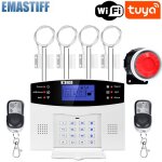 Systme d'alarme de scurit domestique sans fil, dtecteur de mouvement filaire, alarme antivol pour ...