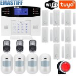 Systme d'alarme de scurit domestique sans fil, dtecteur de mouvement filaire, alarme antivol pour ...