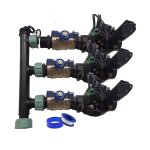 Systme d'arrosage de jardin automatique  3 zones avec lectrovanne rain bird hv 1'' 9v