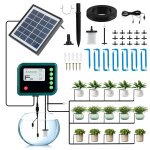 Systme d'irrigation automatique solaire avec cran led, systme d'arrosage goutte -  - goutte automatique ...