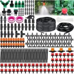 Systme d'irrigation jardin, 340pcs kit d'irrigation goutte, 55m + 15m kit arrosage automatique, kit ...