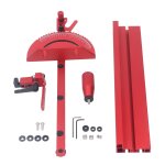 Systme de jauge d'onglet pour scie de table, accessoires de machine  graver prcis avec bute de limite ...