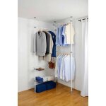 Système de penderie extensible hercules duo wenko h. 165 à 300 cm x l. 164 à 216 cm blanc Système de penderie extensible hercules duo wenko h. 165 à 300 cm x l. 164 à 216 cm blanc