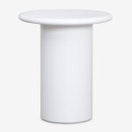 Table d'appoint de jardin ronde en ciment namara, �45 cm
