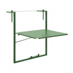 Table de balcon r�glable sol�a - 55x45 cm - vert p�le