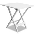 Table basse d'extérieur bois d'acacia blanc Table basse d'extérieur bois d'acacia blanc