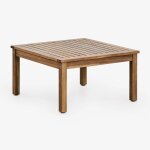 Table basse de jardin carrée en bois d'acacia (65x65 cm) branson brun acacia Table basse de jardin carrée en bois d'acacia (65x65 cm) branson brun acacia