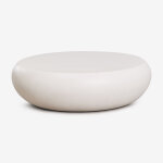 Table basse de jardin en ciment xaria xfe0e; 100 cm
