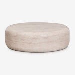 Table basse de jardin ronde �100 cm en ciment fonelas