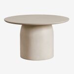 Table basse de jardin ronde �75 cm en ciment layana