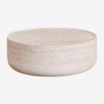 Table basse de jardin ronde �80 cm en ciment darwys
