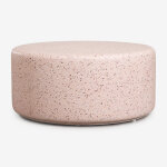 Table basse de jardin ronde �90 cm en ciment elyndra