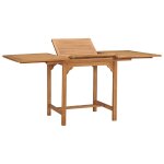 Table extensible de jardin (110 - 160)x80x75 cm teck solide Table extensible de jardin (110 - 160)x80x75 cm teck solide