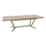 Table extensible - vita - aluminium epoxy sand - plateau céramique kedra downtown 6 mm - 180 / 240 x ... Table extensible - vita - aluminium epoxy sand - plateau céramique kedra downtown 6 mm - 180 / 240 x ...