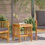 Table d'ext�rieur vidaxl marron 45x45x50 cm en bois d'acacia massif