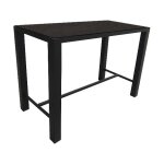 Table haute extensible stoneo en aluminium / céramique - 140 x 74 cm - graphite / anthracite Table haute extensible stoneo en aluminium / céramique - 140 x 74 cm - graphite / anthracite