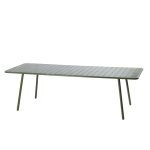 Table de jardin 10 - 12 places 234cm verte bergame