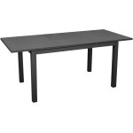 Table de jardin en aluminium 110 a 170 cm genes