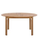 Table de jardin en bois acacia clair d 150 tolve