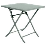Table de jardin carr�e 2 places greensboro - vert olive