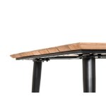 Table de jardin rectangulaire en bois teck comores - 4 places - jardiline Table de jardin rectangulaire en bois teck comores - 4 places - jardiline