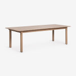 Table de jardin rectangulaire extensible en bois d'acacia duala 250 - 310x105 cm acacia marron clair