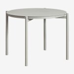 Table de jardin ronde en aluminium (�109 cm) elton vert kaki