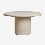 Table de jardin ronde en ciment namara �140 cm