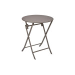 Table de jardin ronde greensboro Ø 60 cm 2 places caf� - hesp�ride