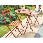 Table de jardin ronde greensboro Ø 60 cm ambre - hesp�ride