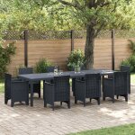 Table de jardin vidaxl anthracite 300x100x73 cm poly rattan, table de jardin vidaxl anthracite 150x100x73 ... Table de jardin vidaxl anthracite 300x100x73 cm poly rattan, table de jardin vidaxl anthracite 150x100x73 ...