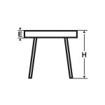 Table de monteur pliante virax