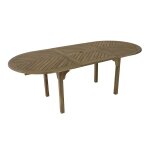 Table ovale extensible - durban - acacia fsc 100% - allonge papillon - 160 / 220 x 100 cm Table ovale extensible - durban - acacia fsc 100% - allonge papillon - 160 / 220 x 100 cm