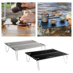 Table de pique - nique pliante en alliage d'aluminium, pour camping en plein air, etanche, ultra - l�g�re, ...