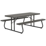 Table pique - nique pliante - lifetime 183 x 76 cm - résistante aux intempéries et facile a nettoyer Table pique - nique pliante - lifetime 183 x 76 cm - résistante aux intempéries et facile a nettoyer