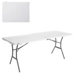 Table pliante - lifetime - 184x76x73, 5 cm - ultra rsistante - pliable - extrieur