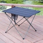 Table pliante portable en alliage d'aluminium 6061 , mobilier d'extrieur, ordinateur, lit, pique - nique, ...