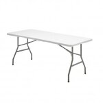 Table pliante rectangulaire hdpe multifonctionnelle, portable, résistant, multi - usages 180x74x74 cm. ... Table pliante rectangulaire hdpe multifonctionnelle, portable, résistant, multi - usages 180x74x74 cm. ...