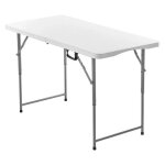 Table pliante rectangulaire en plastique - duoku - table utilitaire portable de 122 cm - avec hauteur ... Table pliante rectangulaire en plastique - duoku - table utilitaire portable de 122 cm - avec hauteur ...