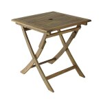 Table pliante - sophie - acacia fsc 100% - 70 x 70 cm Table pliante - sophie - acacia fsc 100% - 70 x 70 cm