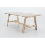 Table de repas soho heritage rectangulaire gris 6 personnes Table de repas soho heritage rectangulaire gris 6 personnes