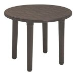 Table en r�sine 90 cm 4024w wengue
