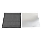 Table de travail laser noire, panneau de ruche, structure robuste entirement mtallique, plate - forme ...