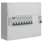 Tableau 1 range pr - quip 1 inter. diff. 40a type ac + 8 disjoncteurs - siemens ingenuity for life ...
