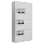 Tableau 3 rang�es pr� - �quip� 2 inter. diff. 63a + 1 inter. diff. 40a + 13 disjoncteurs - siemens