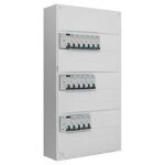 Tableau 3 rangées pré - équipé 3 inter. diff. 40a + 15 disjoncteurs - siemens Tableau 3 rangées pré - équipé 3 inter. diff. 40a + 15 disjoncteurs - siemens