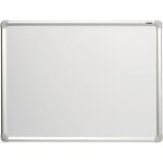 Tableau blanc basic board 96150 (l x h) 600 mm x 450 mm blanc laqu� format pays�ge ou portrait, bo�te ...