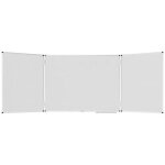 Tableau blanc unite plus triptyque - 2 volets - surface magn�tique - 900x2400 legamaster